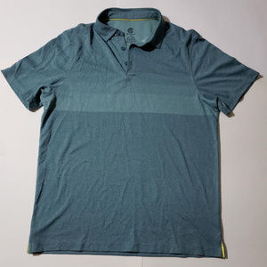 Champion Green Teal polo Large